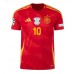 Camisa de time de futebol Espanha Dani Olmo #10 Replicas 1º Equipamento Europeu 2024 Manga Curta